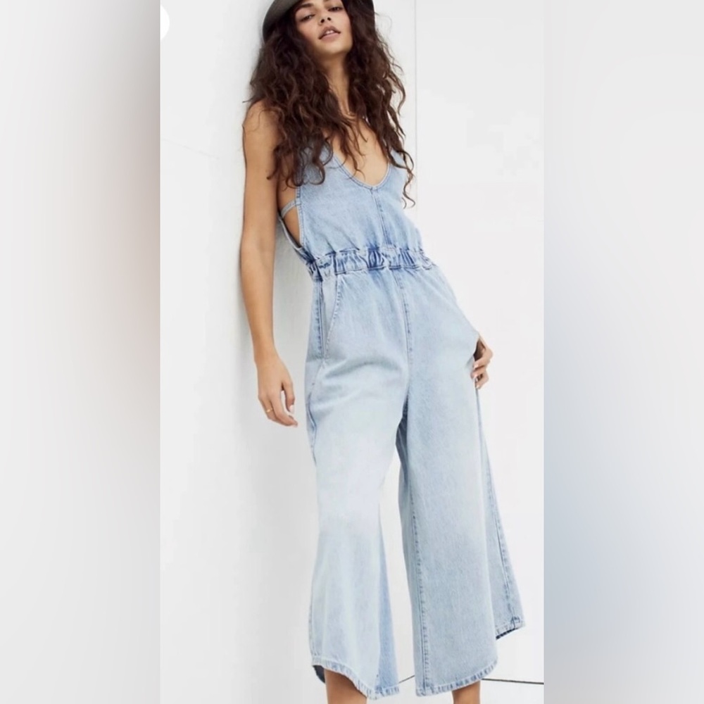 Alora Denim Jumpsuit